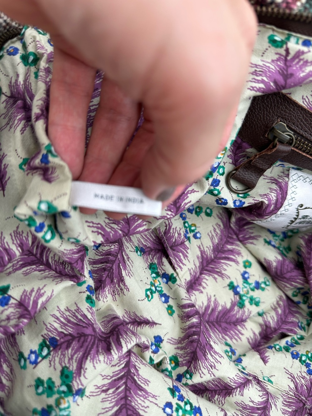 Anthropologie Miss Albright Y2K vagabond style Embroidered Bohemian Bag - Picture 7 of 13